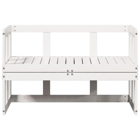 Garden Sofa Bench Extendable Solid Wood Pine