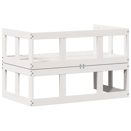 Garden Sofa Bench Extendable Solid Wood Pine
