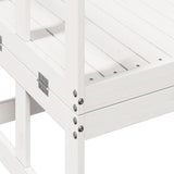 Garden Sofa Bench Extendable Solid Wood Pine