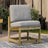 Garden Chair 50.5X55X77 Cm Solid Wood Douglas