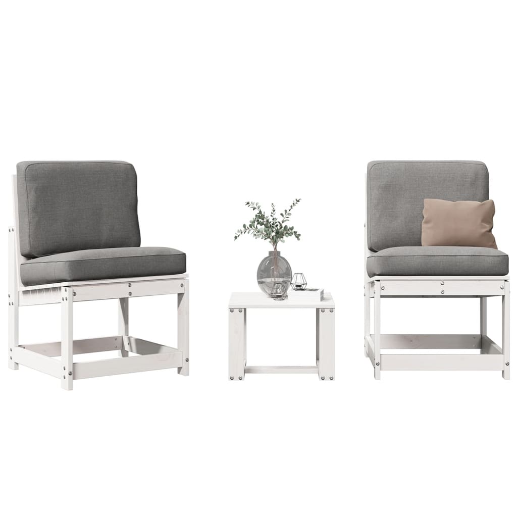 3 Piece Garden Lounge Set Impregnated Wood Pine