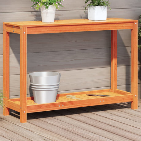 Potting Table With Shelf Impregnated Wood Pine