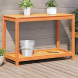 Potting Table With Shelf Impregnated Wood Pine