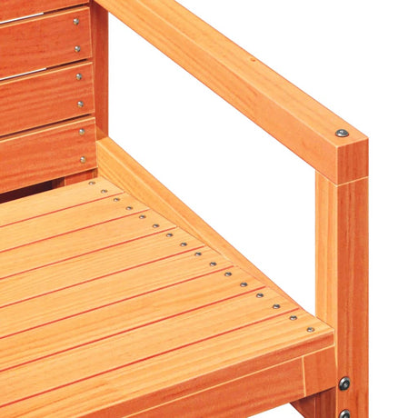 3 Piece Garden Lounge Set Solid Wood Pine