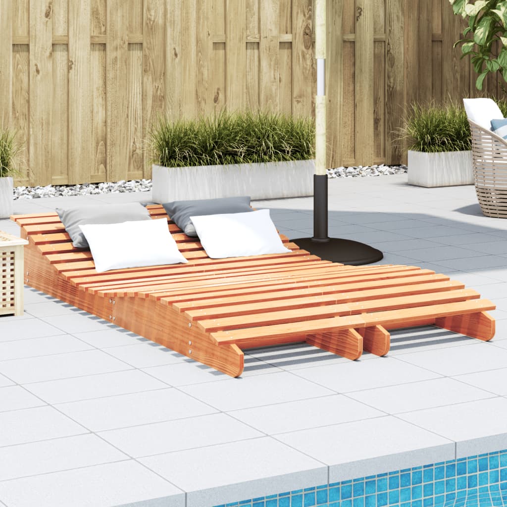Sun Loungers 2 Pcs Solid Wood Pine