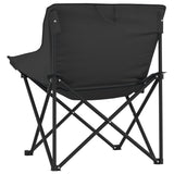 Camping Chairs With Pocket Foldable 2 Pcs
