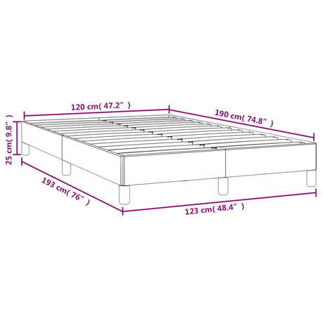 Bed Frame Without Mattress Small Double Faux Leather