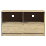 Tv Cabinet Sauda Oak 99X43X55 Cm Solid Wood Pine