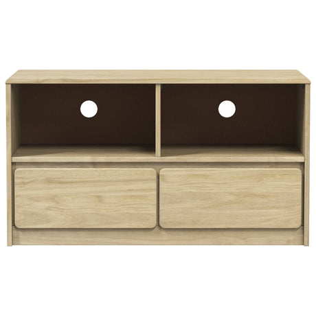 Tv Cabinet Sauda Oak 99X43X55 Cm Solid Wood Pine