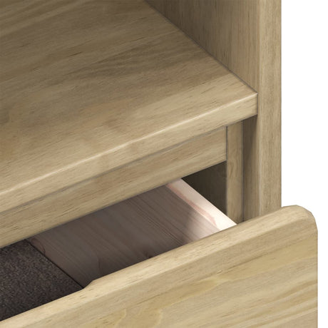 Tv Cabinet Sauda Oak 99X43X55 Cm Solid Wood Pine