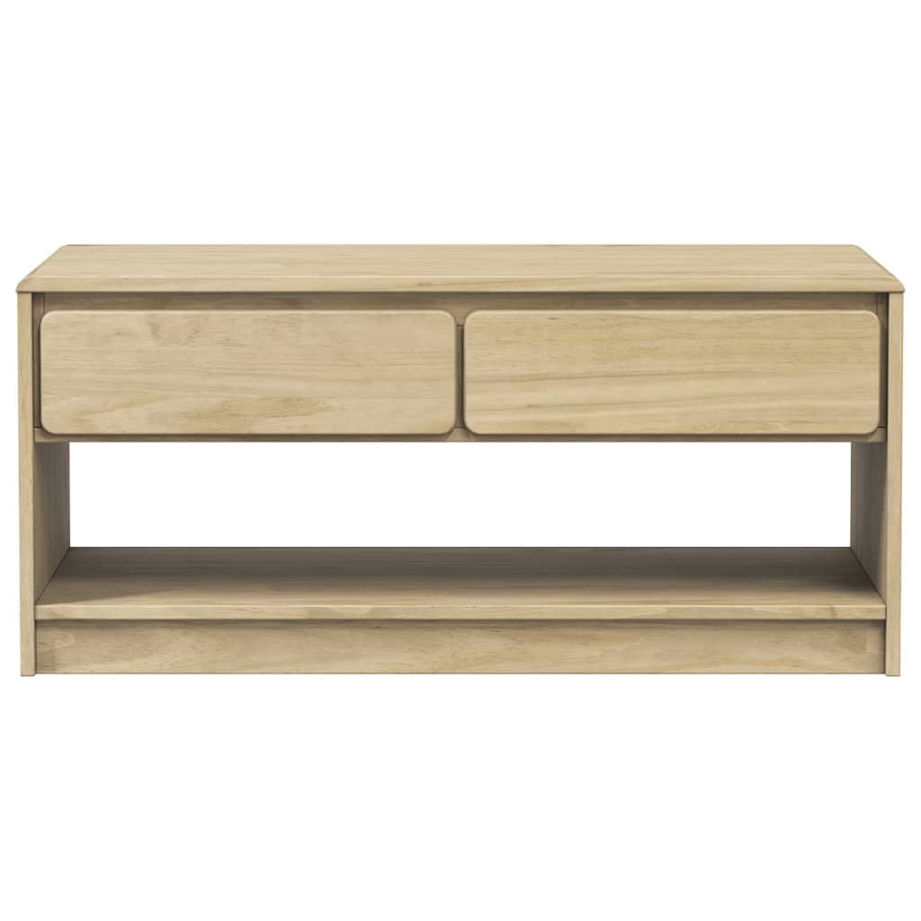 Coffee Table Sauda Oak 99X55X45 Cm Solid Wood Pine