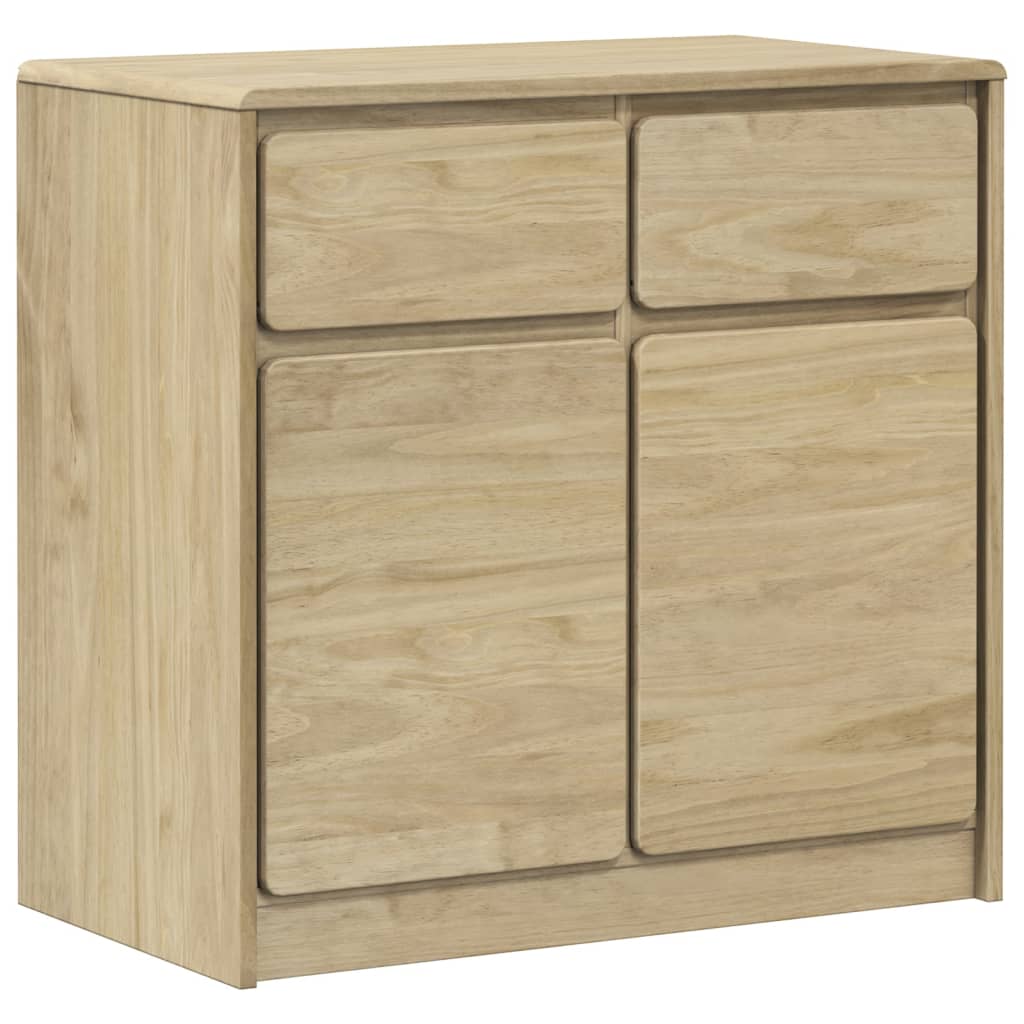Sideboard Sauda Oak 80X43X75.5 Cm Solid Wood Pine