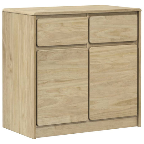 Sideboard Sauda Oak 80X43X75.5 Cm Solid Wood Pine