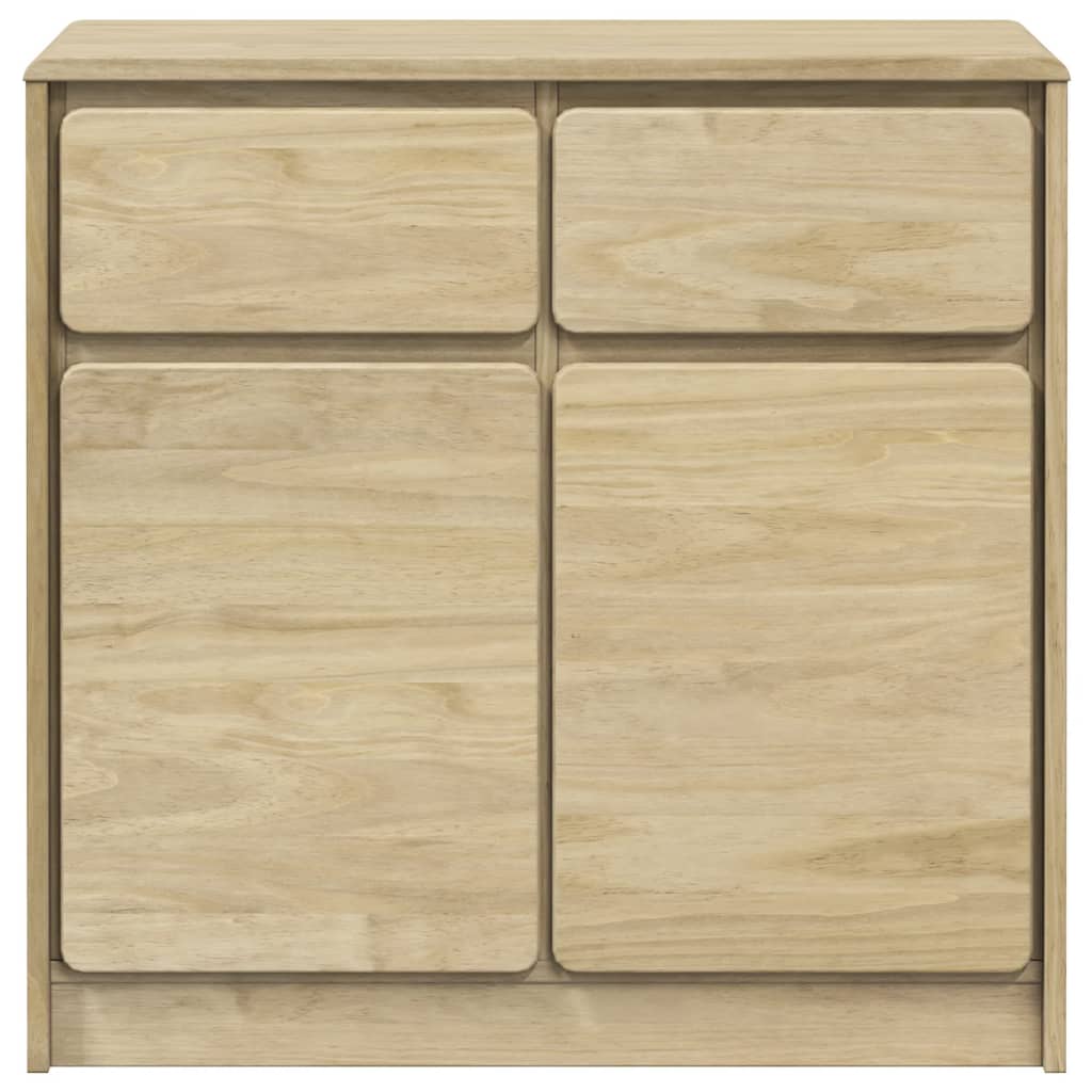 Sideboard Sauda Oak 80X43X75.5 Cm Solid Wood Pine