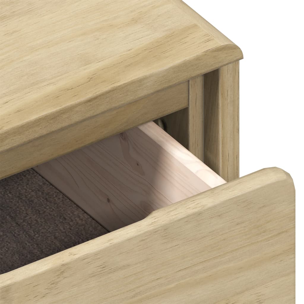 Sideboard Sauda Oak 80X43X75.5 Cm Solid Wood Pine