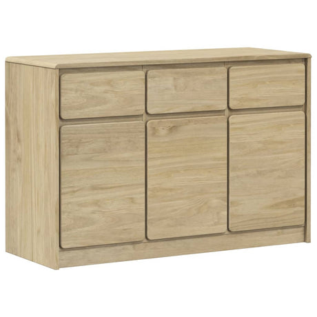 Sideboard Sauda Oak 114X43X75.5 Cm Solid Wood Pine