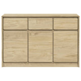 Sideboard Sauda Oak 114X43X75.5 Cm Solid Wood Pine