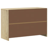 Sideboard Sauda Oak 114X43X75.5 Cm Solid Wood Pine