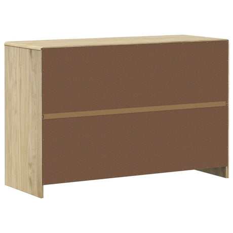Sideboard Sauda Oak 114X43X75.5 Cm Solid Wood Pine