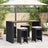 Garden Bar Stools With Cushions 4 Pcs Poly Rattan