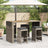 Garden Bar Stools With Cushions 4 Pcs Poly Rattan