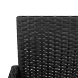 Garden Bar Stools 2 Pcs Poly Rattan