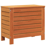 Garden Footstool Wax Brown 62x31.5x52 cm Solid Wood Pine