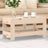 Garden Armrest Sofa With Side Table Solid Wood Pine
