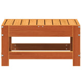 Garden Footstool Wax Brown 62x30x32 cm Solid Wood Pine