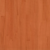 Garden Table Wax Brown 100x50x75 cm Solid Wood Pine
