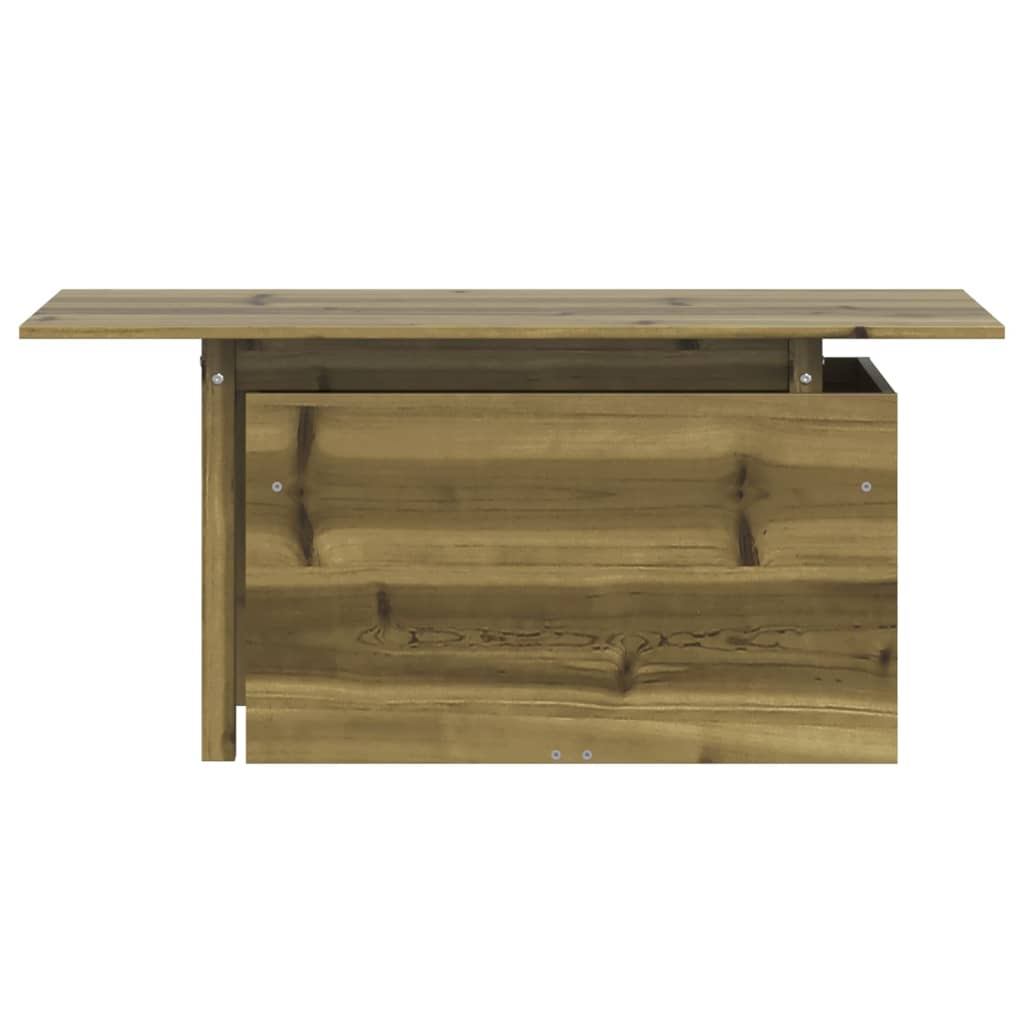 Garden Table 100x50x75 cm Impregnated Wood Pine