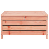 Garden Footstool with Cushion Solid Wood Douglas