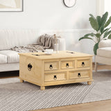 Storage Box Corona 90X78X45 Cm Solid Wood Pine
