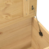 Storage Box Corona 90X78X45 Cm Solid Wood Pine