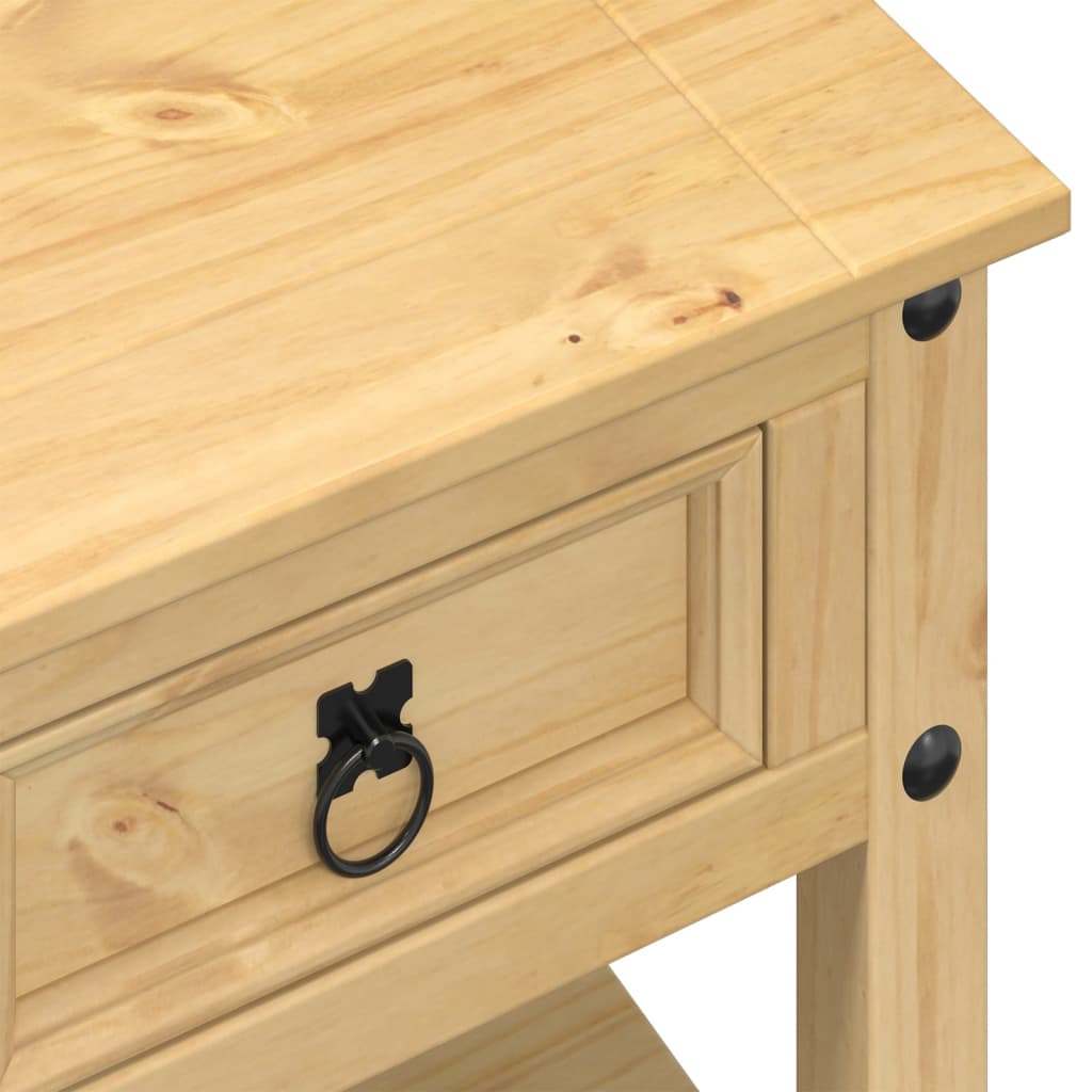Coffee Table With Drawers Corona 85X50X45 Cm Solid Wood Pine