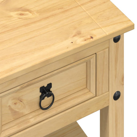 Coffee Table With Drawers Corona 85X50X45 Cm Solid Wood Pine