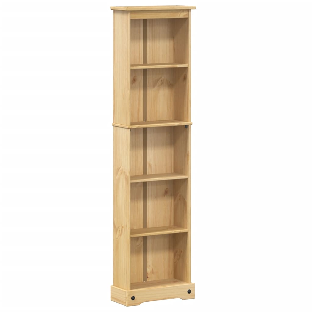 Bookcase Corona 46X20X170 Cm Solid Wood Pine