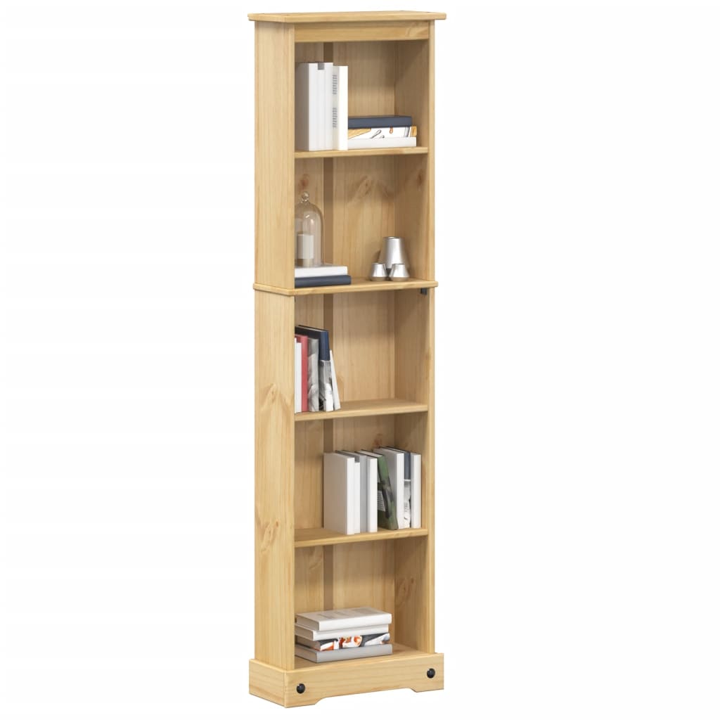 Bookcase Corona 46X20X170 Cm Solid Wood Pine