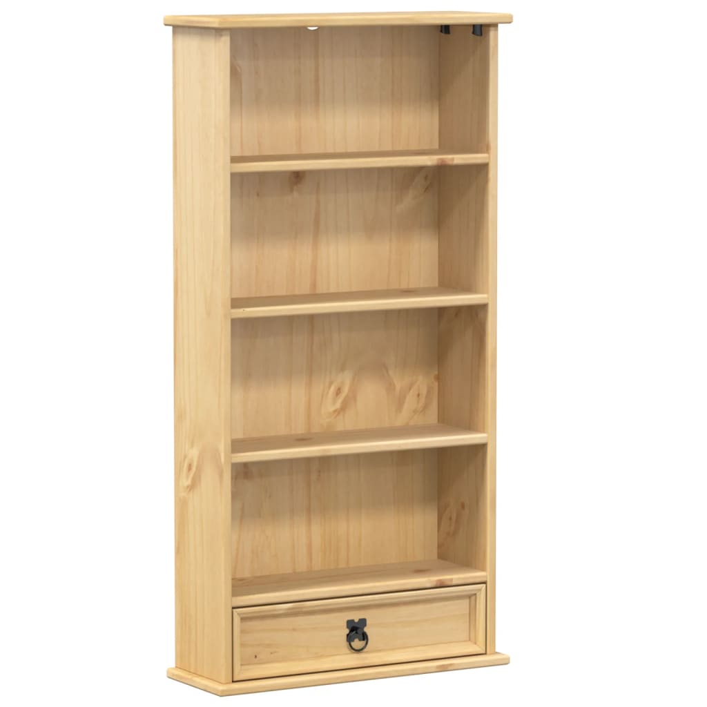 Cd Cabinet Corona 52X17.5X103 Cm Solid Wood Pine