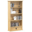 Cd Cabinet Corona 52X17.5X103 Cm Solid Wood Pine