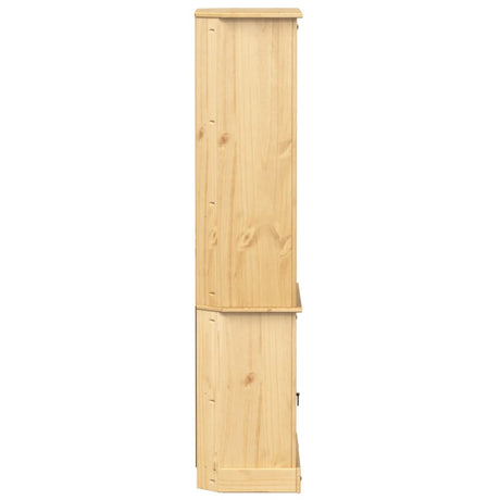 Highboard Corona 74X38X170 Cm Solid Wood Pine