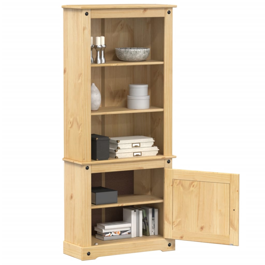 Highboard Corona 74X38X170 Cm Solid Wood Pine