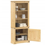 Highboard Corona 74X38X170 Cm Solid Wood Pine