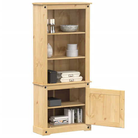 Highboard Corona 74X38X170 Cm Solid Wood Pine