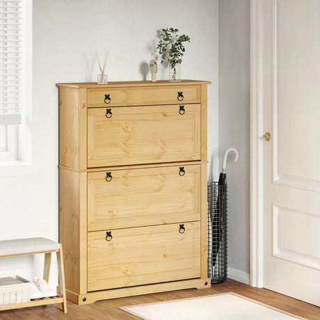 Shoe Cabinet Corona 99X32X Solid Wood Pine