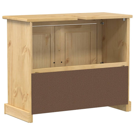 Bathroom Sink Cabinet Corona 73X33X60 Cm Solid Wood Pine