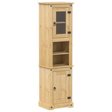 Bathroom Cabinet Corona 50X40X185 Cm Solid Wood Pine
