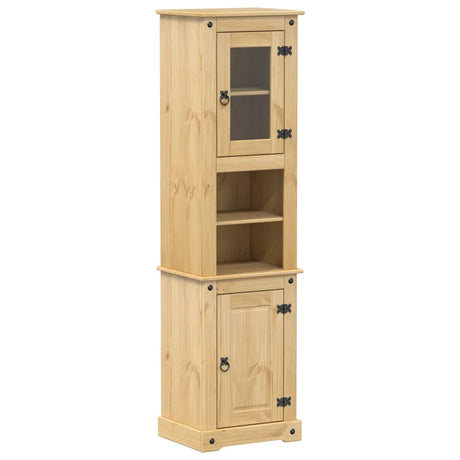 Bathroom Cabinet Corona 50X40X185 Cm Solid Wood Pine