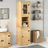 Bathroom Cabinet Corona 50X40X185 Cm Solid Wood Pine