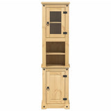Bathroom Cabinet Corona 50X40X185 Cm Solid Wood Pine